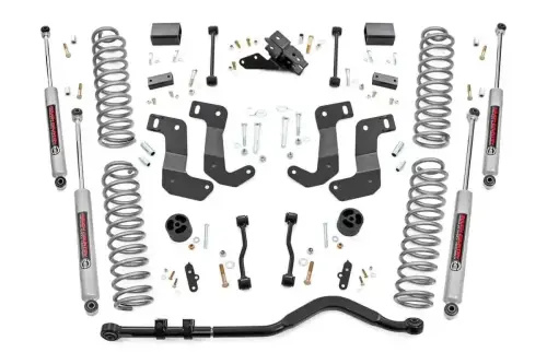 Rough Country - 94230 | Rough Country 3.5 Inch Lift Kit, 2 Door, C/A Drop For Jeep Wrangler JL 4WD