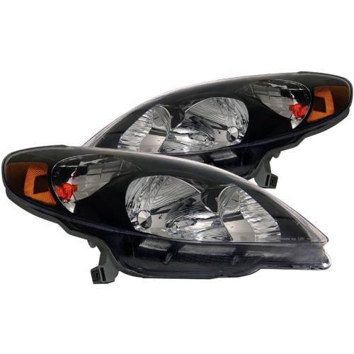 Anzo USA - 121133 | Anzo USA Crystal Headlights Black (2003-2008 Matrix)