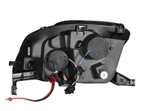 Anzo USA - 121341 | Anzo USA Projector Headlights w/ Halo Black w/ LED (1997-2001 Prelude)