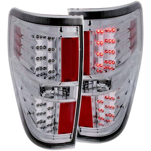 Anzo USA - 311147 | Anzo USA LED Tail Lights Chrome (2009-2014 F150 Pickup)