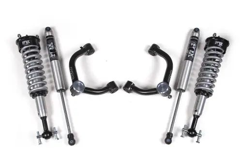 BDS Suspension - BDS1913FSL | BDS Suspension 2 Inch Leveling Kit For Ford F-150 4WD | Fox 2.0 Coil-Over Performance Series, Rear Fox 2.0 Performance Series Shocks, Truck With Adaptive Headlight UCA Sensor