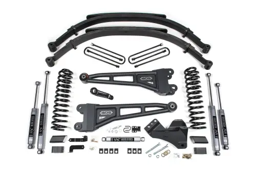 BDS Suspension - BDS2208H | BDS Suspension 5 Inch Lift Kit With Radius Arm For Ford F-250 / F-350 Super Duty 4WD | Diesel | Rear Lift Leaf Springs, NX2 Nitro Series Shocks