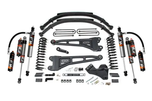 BDS Suspension - BDS2210FPE | BDS Suspension 5 Inch Lift Kit With Radius Arm For Ford F-250 / F-350 Super Duty 4WD | Diesel | Rear Lift Leaf Springs, Fox 2.5 Performance Elite Shocks