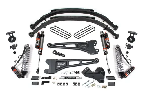 BDS Suspension - BDS2211FPE | BDS Suspension 5 Inch Lift Kit With Radius Arm & Fox 2.5 Performance Elite Coil-Over Conversion For Ford F-250 / F-350 Super Duty 4WD | Diesel | Rear Lift Leaf Springs, Fox 2.5 Performance Elite Shocks