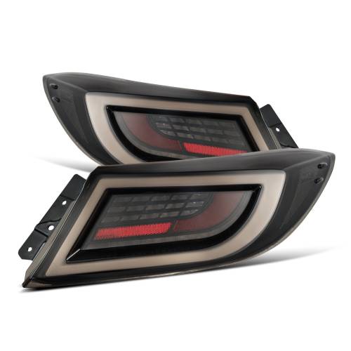 AlphaREX - 675020 | AlphaRex LUXX-Series LED Tail Lights For Toyota GR86 / Subaru BRZ | Black Smoke