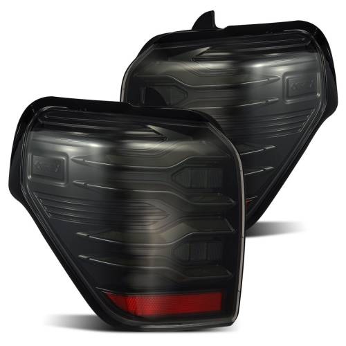 AlphaREX - 690030 | AlphaRex LUXX-Series LED Tail Lights For Toyota 4Runner (2010-2024) | Alpha-Black