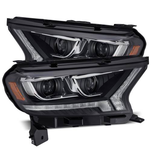 AlphaREX - 880122 | AlphaRex LUXX-Series LED Projector Headlights For Ford Ranger (2019-2023) | Black