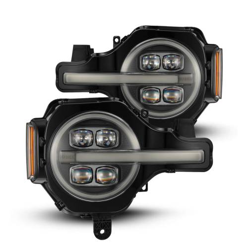 AlphaREX - 880260 | AlphaRex NOVA-Series LED Projector Headlights For Ford Bronco / Bronco Raptor | Black
