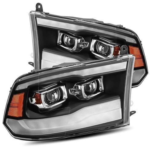 AlphaREX - 880539 | AlphaRex LUXX-Series LED Projector Headlights For Ram 1500 / 2500 / 3500 (2009-2018) | Black