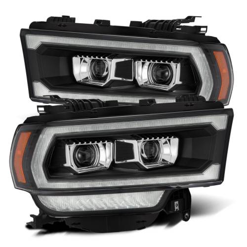 AlphaREX - 880547 | AlphaRex PRO-Series Halogen Projector Headlights Ram 2500/3500/4500/5500 (2019-2024) | Black