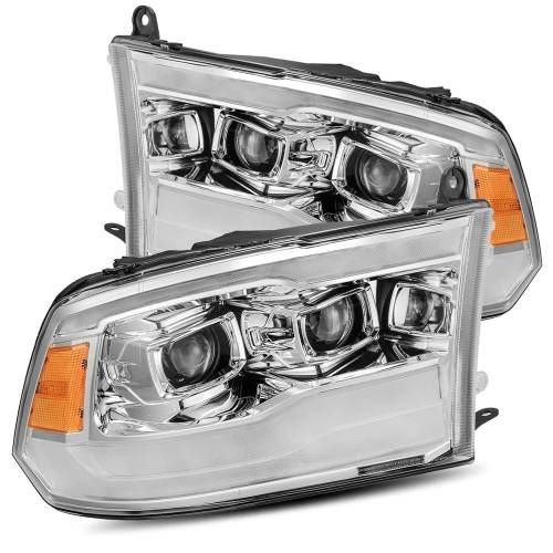 AlphaREX - 880598 | AlphaRex MK II PRO-Series Halogen Projector Headlights For Ram 1500 / 2500 / 3500 Truck (2009-2018) | Chrome