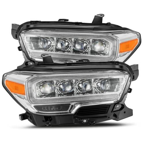 AlphaREX - 880706 | AlphaRex NOVA-Series LED Projector Headlights For Toyota Tacoma (2016-2023) | Chrome