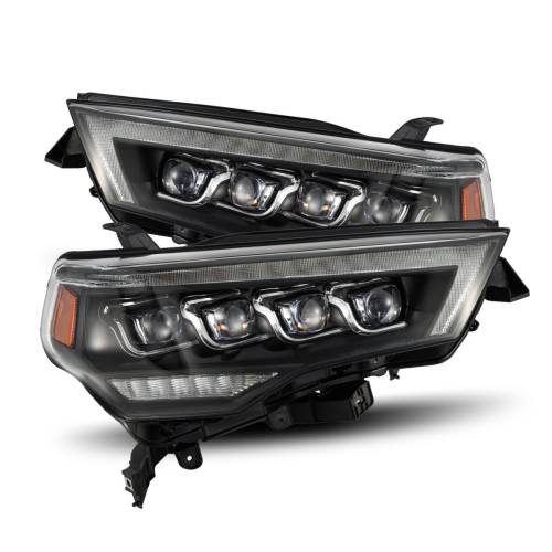 AlphaREX - 880808 | AlphaRex MK II NOVA-Series LED Projector Headlights For Toyota 4Runner (2014-2024) | DRL (White or Amber) | Black