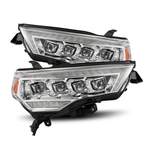 AlphaREX - 880809 | AlphaRex MK II NOVA-Series LED Projector Headlights For Toyota 4Runner (2014-2024) | DRL (White or Amber) | Chrome