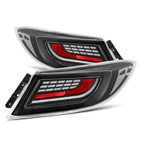 AlphaREX - 675040 | AlphaRex LUXX-Series LED Tail Lights For Toyota GR86 / Subaru BRZ | Alpha-Black