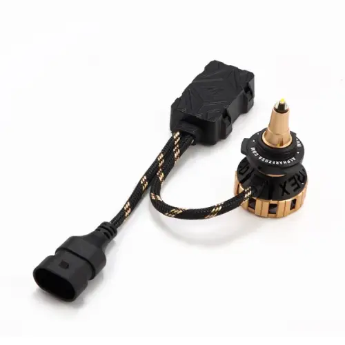 AlphaREX - 110004 | AlphaRex Gold Ammo Panoramic LED Light Bulbs | 9006