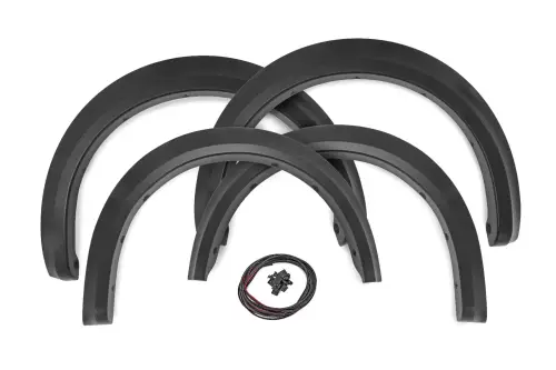 Rough Country - S-F32241-JS | Rough Country Sport Fender Flares For Ford Maverick 2WD/4WD | Iconic Silver