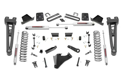 Rough Country - 41230 | Rough Country 6 Inch Lift Kit For Ford F250 Super Duty / F350 Super Duty 4WD | Diesel Engine, Premium N3 Shocks