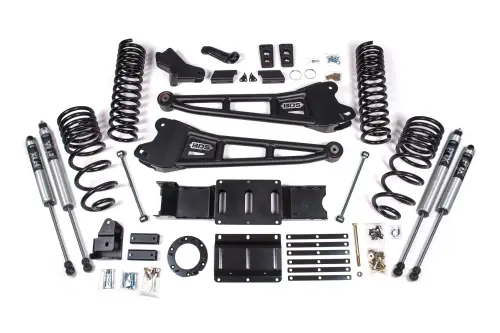 BDS Suspension - BDS1699FS | BDS Suspension 4 Inch Lift Kit With Radius Arm For Ram 2500 4WD | Gas | Fox 2.0 Performance Series Shocks