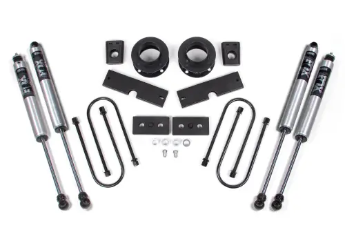 BDS Suspension - BDS1710FS | BDS Suspension 2 Inch Lift Kit For Ram 3500 4WD With Rear Air Ride | Fox 2.0 Performance Series Shocks
