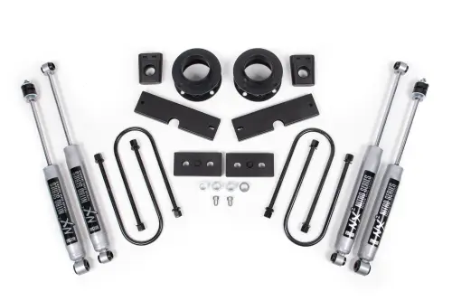 BDS Suspension - BDS1710H | BDS Suspension 2 Inch Lift Kit For Ram 3500 4WD With Rear Air Ride | NX2 Nitro Series Shocks