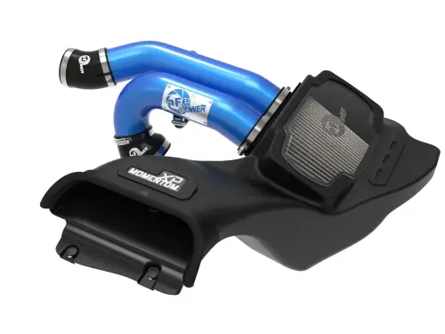 Afe - Advance Flow Engineering - 50-30072DL | AFE Power Momentum XP Cold Air Intake System w/ Pro DRY S Filter Blue 2021-2024 F150 Pickup, Raptor V6-3.5L (tt)