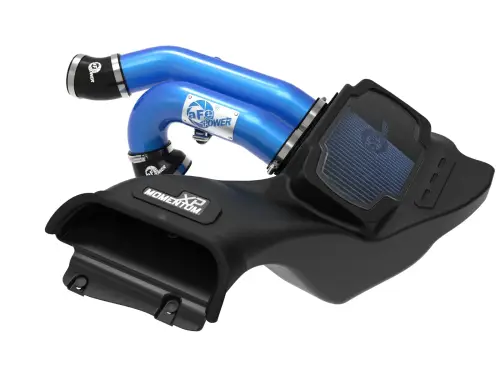 Afe - Advance Flow Engineering - 50-30072RL | AFE Power Momentum XP Cold Air Intake System w/ Pro 5R Filter Blue 2021-2024 Raptor V6-3.5L (tt)