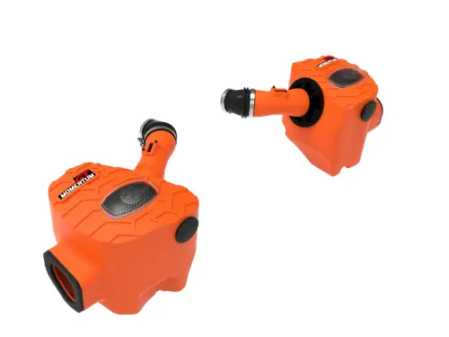 Afe - Advance Flow Engineering - 50-70100KN | AFE Power Momentum GT Cold Air Intake System Orange w/ Black Pro 5R Filter 2022-2025 Tundra V6-3.4L (tt)