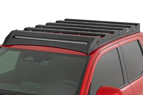 Rough Country - 72110 | Rough Country Roof Rack 40 Inch Black LED For Toyota Tacoma 2WD/4WD