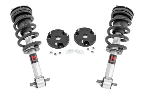 Rough Country - 11240 | Rough Country 2 Inch Lift Kit For Chevrolet Suburban & Tahoe / GMC Yukon & Yukon XL 4WD | M1 Monotube Struts