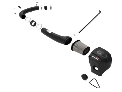Afe - Advance Flow Engineering - 51-72201 | AFE Power Momentum GT Cold Air Intake System w/ Pro DRY S Filter 2011-2023 Challenger, Charger, Chrysler 300 V6-3.6L