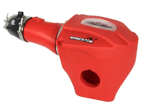 Afe - Advance Flow Engineering - 51-72204-R | AFE Power Momentum GT Cold Air Intake System Red w/ Pro DRY S Filter 2015-2016 Challenger, Charger SRT Hellcat V8-6.2L (sc) HEMI