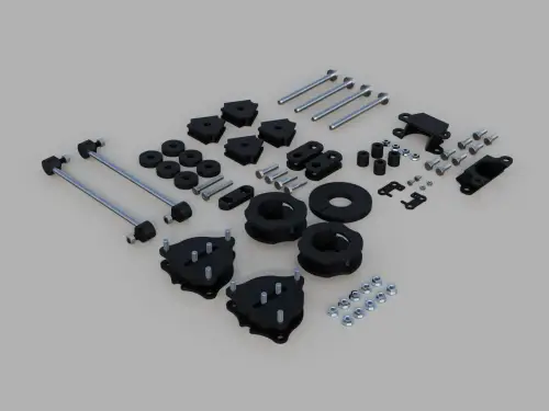 Traxda - 203015 | Traxda 1.5 Inch Front / 1.5 Inch Rear Suspension Lift Kit (2023-2024 Pilot , Includes Trailsport)