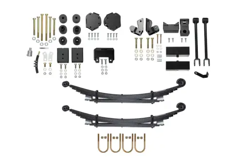 Van Compass - 7035-OPTI | Van Compass Opti-Rate Striker 2 Inch Complete Lift Kit For Mercedes-Benz Sprinter 2500 4WD | Single Rear Wheel