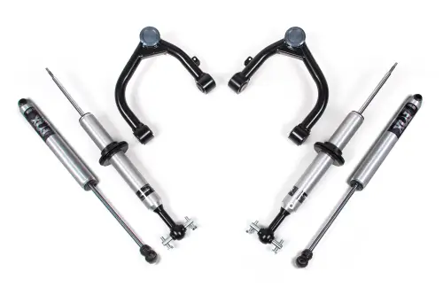BDS Suspension - BDS770FSR | BDS Suspension 2 Inch Leveling Kit With Fox Coilover Upgrade For Chevrolet Silverado / GMC Sierra 1500 4WD | Front Fox 2.0 Snap Ring Shocks