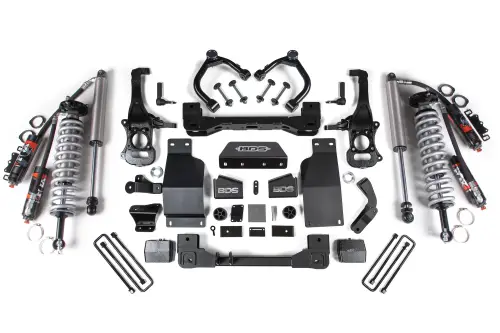 BDS Suspension - BDS784FPE | BDS Suspension 6 Inch Lift Kit With Fox 2.5 Performance Elite Coil Over For Chevrolet Silverado / GMC Sierra 1500 4WD Diesel | Rear Fox 2.5 Performance Elite Shocks