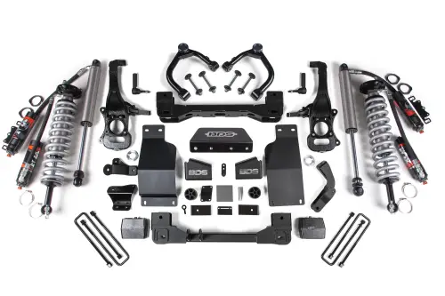 BDS Suspension - BDS786FPE | BDS Suspension 4 Inch Lift Kit With Fox 2.5 Performance Elite Coil Over For Chevrolet Silverado Trail Boss / GMC Sierra AT4 1500 4WD Gas | Rear Fox 2.5 Performance Elite Shocks