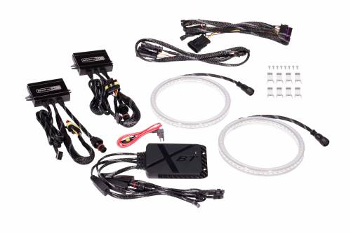 Morimoto - LF479 | Morimoto Super7 RGBW Halo System For Jeep Wrangler JL / Gladiator JT | For Super7 Bi-LED Headlights