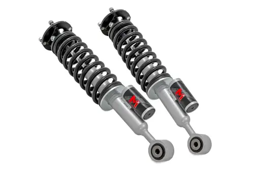 Rough Country - 684177 | Rough Country M1R Reservoir Leveling Struts, Adjustable Height For Toyota Tacoma