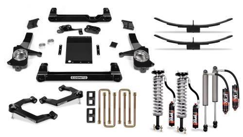 Cognito Motorsports - 210-P1224 | Cognito 6 Inch Suspension Lift Kit with Fox 2.5 Elite Shocks (Silverado, Sierra 1500 2WD/4WD Includes AT4 & Trail Boss)