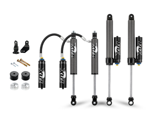 Cognito Motorsports - 220-P1233 | Cognito 2 Inch Suspension Leveling Kit with Fox 2.5 Reservoir Shocks (F250, F350 Super Duty 4WD)