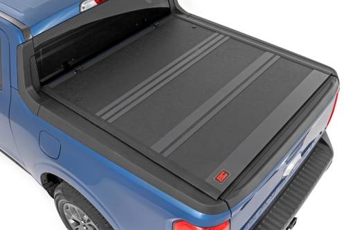 Rough Country - 47254500B | Rough Country Hard Low Profile Bed Cover For Ford Maverick 2WD/4WD | 4'6" Bed