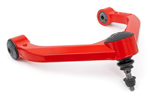 Rough Country - 31402RED | Rough Country 3-3.5 Inch Lift Forged Upper Control Arms For Ram 1500 2WD/4WD | Red Finish
