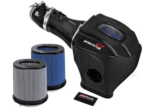 Afe - Advance Flow Engineering - 52-72204 | AFE Power Momentum GT Cold Air Intake System w/Dual Filter (2015-2016 Challenger, Charger SRT HEllcat V8-6.2L sc)