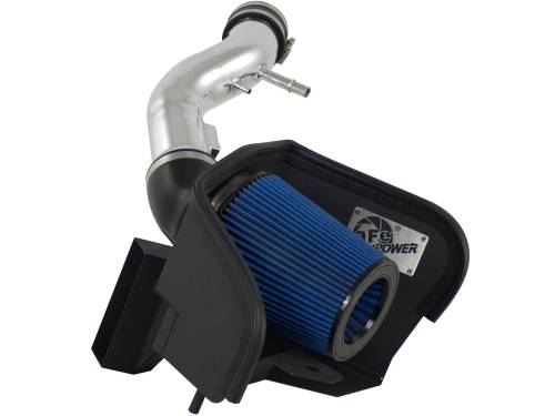 Afe - Advance Flow Engineering - 54-12102-P | AFE Power Magnum Force Stage-2 Cold Air Intake System w/ Pro 5R Filter Polished 2011-2014 Mustang V6-3.7L