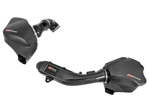 Afe - Advance Flow Engineering - 54-76305-CF | AFE Power Black Series Carbon Fiber Cold Air Intake System w/ Pro 5R Filter 2019-2021 M2 Competition (F87), 2015-2020 M3, M4 (F80/82/83) L6-3.0L (tt) S55