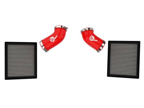 Afe - Advance Flow Engineering - 55-10019DR | AFE Power Super Stock Induction System Red w/ Pro DRY S Filter 2022-2024 Tundra V6-3.4L (tt)