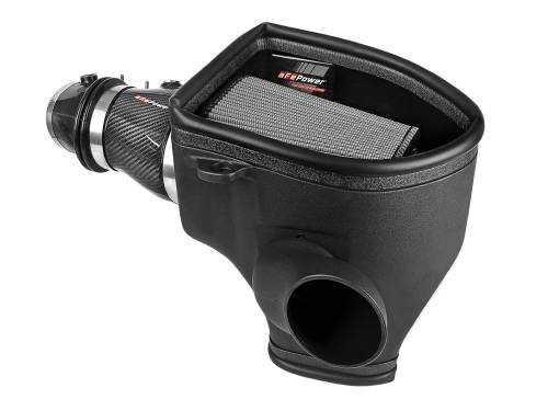 Afe - Advance Flow Engineering - 57-10001D | AFE Power Track Series Stage-2 Carbon Fiber Intake System w/ Pro DRY S Filter 2018 Challenger SRT Demon, 2019-2023 SRT Hellcat Redeye V8-6.2L(sc)
