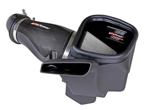 Afe - Advance Flow Engineering - 57-10002D | AFE Power Track Series Stage-2 Carbon Fiber Intake System w/ Pro DRY S Filter 2018 Grand Cherokee Trackhawk WK2 V8-6.2L (sc)