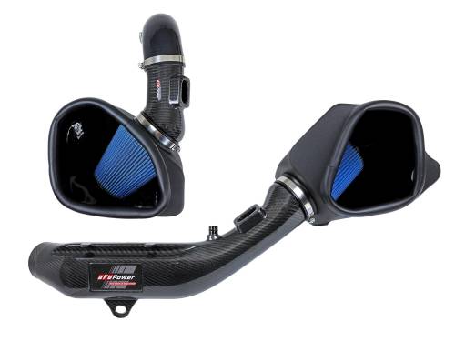 Afe - Advance Flow Engineering - 57-10006R | AFE Power Track Series Stage-2 Carbon Fiber Intake System w/ Pro 5R Filter 2019-2021 M2 Competition (F87), 2015-2020 M3, M4 (F80/82/83) L6-3.0L (tt) S55